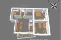 3D-Modell Bio-Apartment Schwarzkiefer Appartementvermittlung Süderdün Sankt Peter-Ording