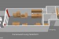 3D-Modell Apartment Seestern Appartementvermittlung Süderdün Sankt Peter-Ording